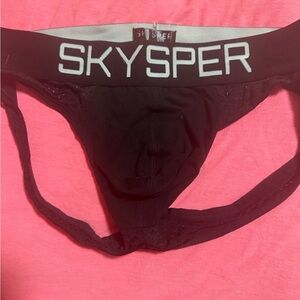 Skysper Men's Black Jockstrap